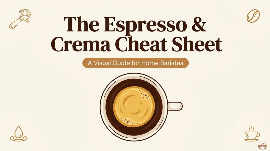 Espresso 与 Crema 速查信息图