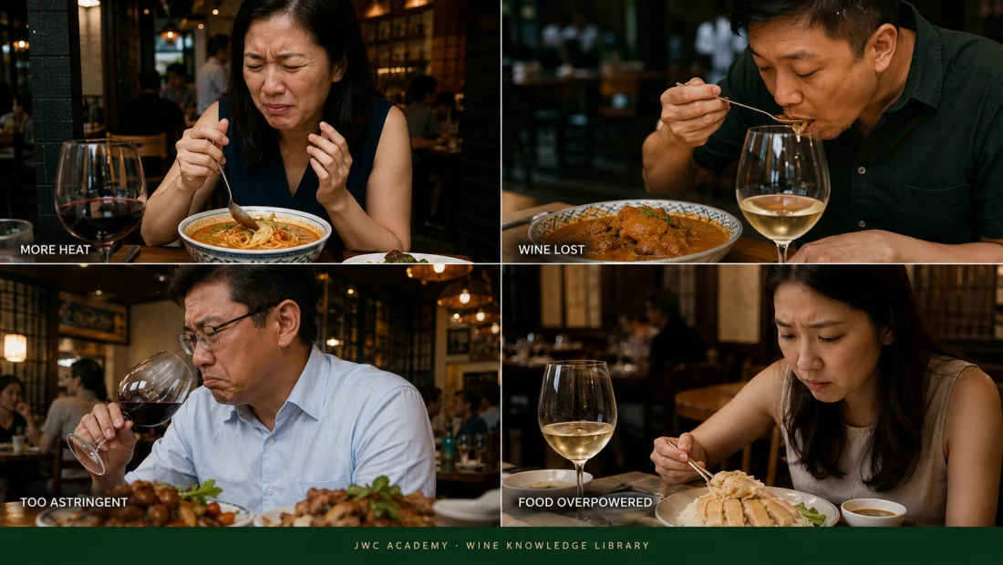 Curry / laksa / bak kut teh / chicken rice, four routes