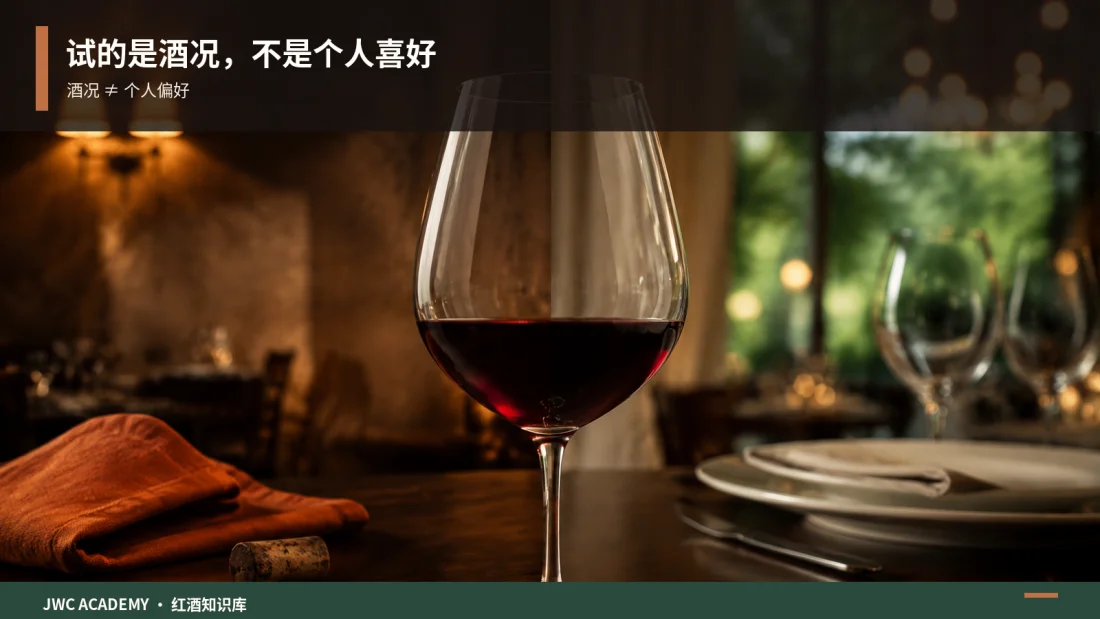 酒况 condition ≠ 喜好 preference