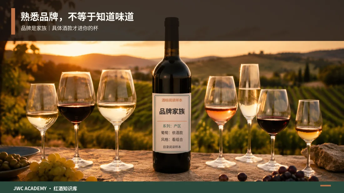 同一品牌常有入门线到珍藏线好几条